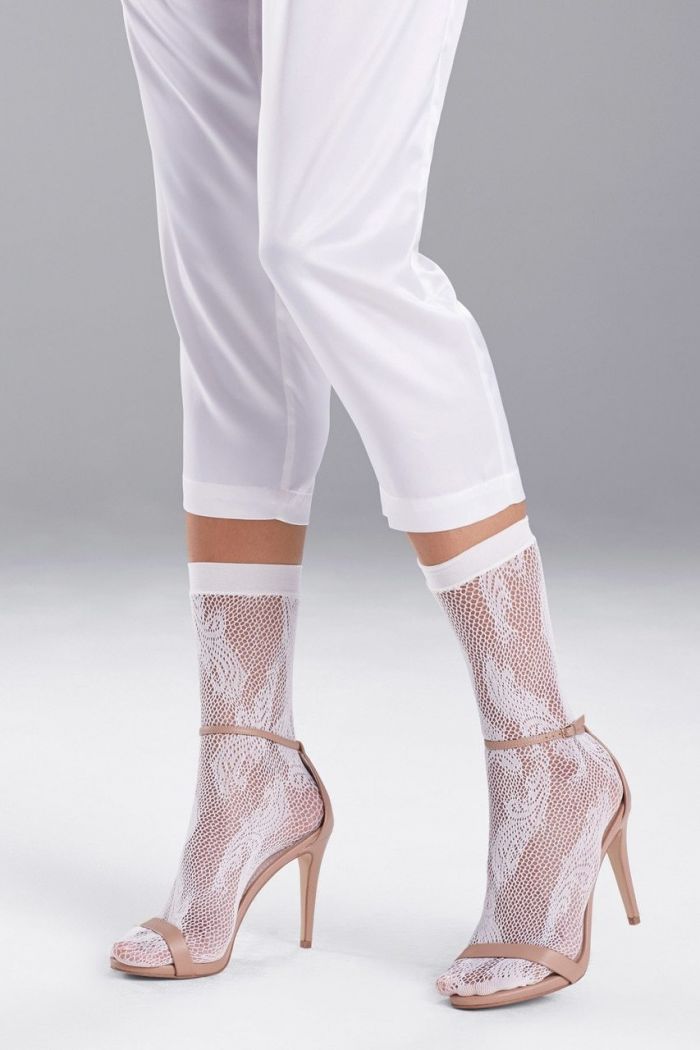 Natori Natori-plume-net-crew-socks5  Legwear Catalog 2020 | Pantyhose Library