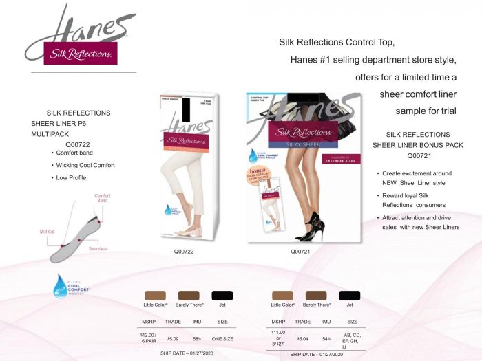 Hanes Hanes-ecatalog Legwear Spring 2020-7  Ecatalog Legwear Spring 2020 | Pantyhose Library