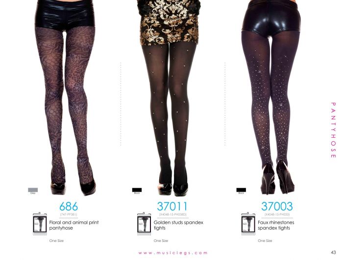 Music Legs Music Legs-hosiery Catalog 2019-43  Hosiery Catalog 2019 | Pantyhose Library