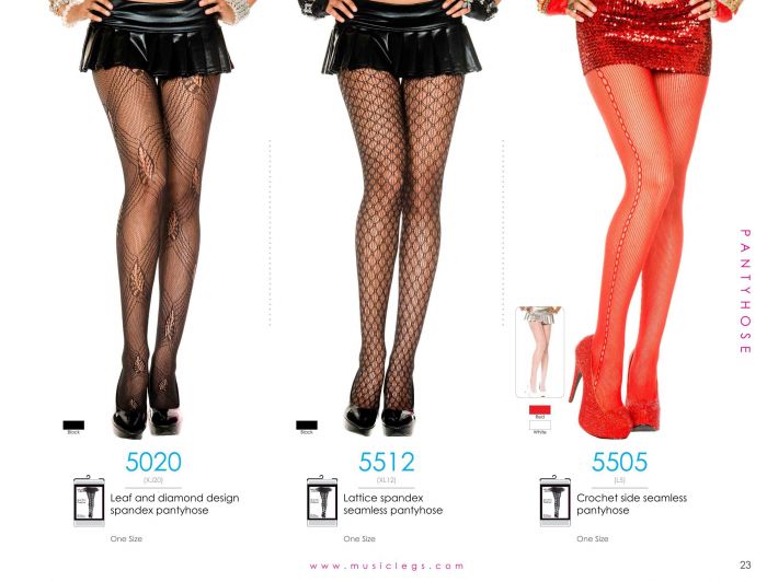 Music Legs Music Legs-hosiery Catalog 2019-23  Hosiery Catalog 2019 | Pantyhose Library