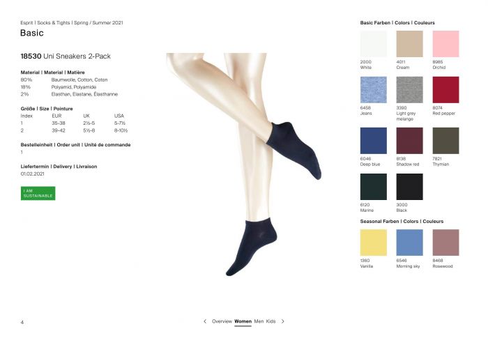 Esprit Esprit-basic Catalogue Ss21-4  Basic Catalogue Ss21 | Pantyhose Library