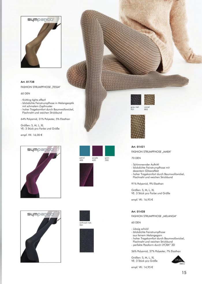 Sympatico Sympatico-katalog Hw 2019.20 Mode-15  Katalog Hw 2019.20 Mode | Pantyhose Library