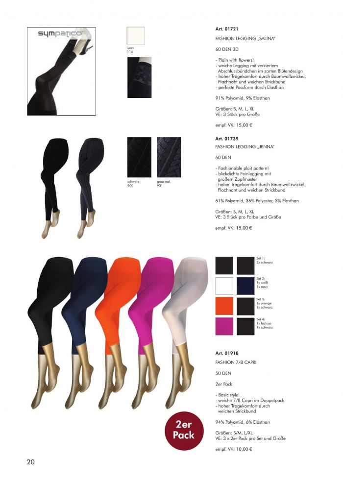 Sympatico Sympatico-katalog Hw 2019.20 Mode-20  Katalog Hw 2019.20 Mode | Pantyhose Library