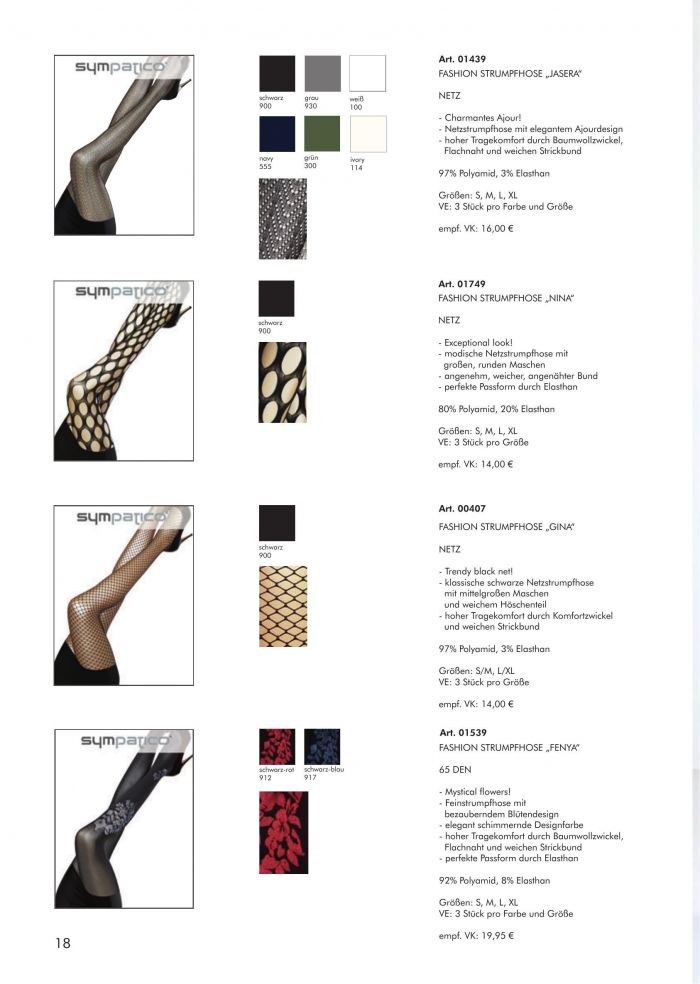 Sympatico Sympatico-katalog Hw 2019.20 Mode-18  Katalog Hw 2019.20 Mode | Pantyhose Library