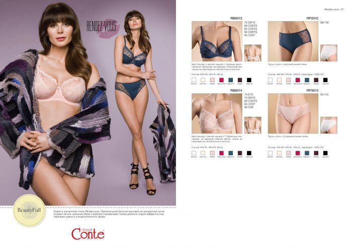 Conte Conte-lingerie 2018-14  Lingerie 2018 | Pantyhose Library