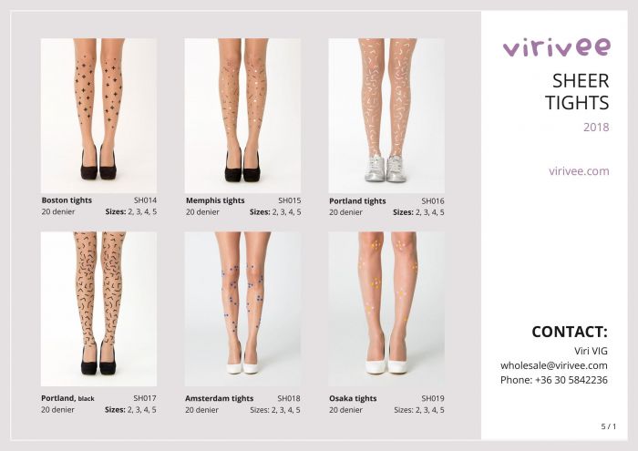 Virivee Virivee-sheer Tights 2018-1  Sheer Tights 2018 | Pantyhose Library