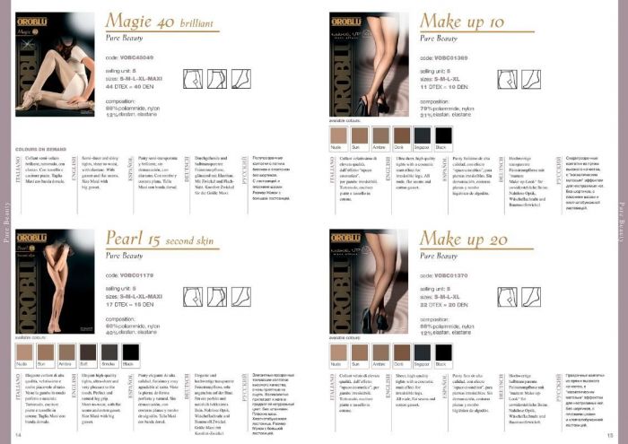 Oroblu Oroblu-basic 2012 Catalog-8  Basic 2012 Catalog | Pantyhose Library