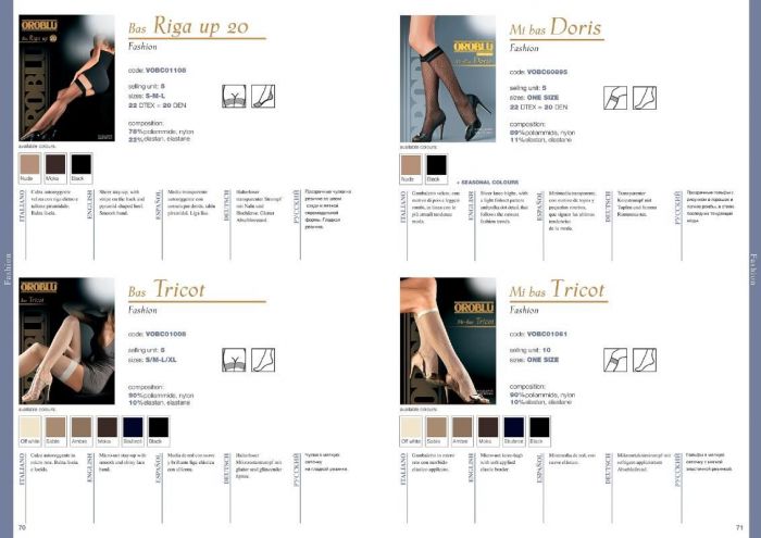 Oroblu Oroblu-basic 2012 Catalog-36  Basic 2012 Catalog | Pantyhose Library