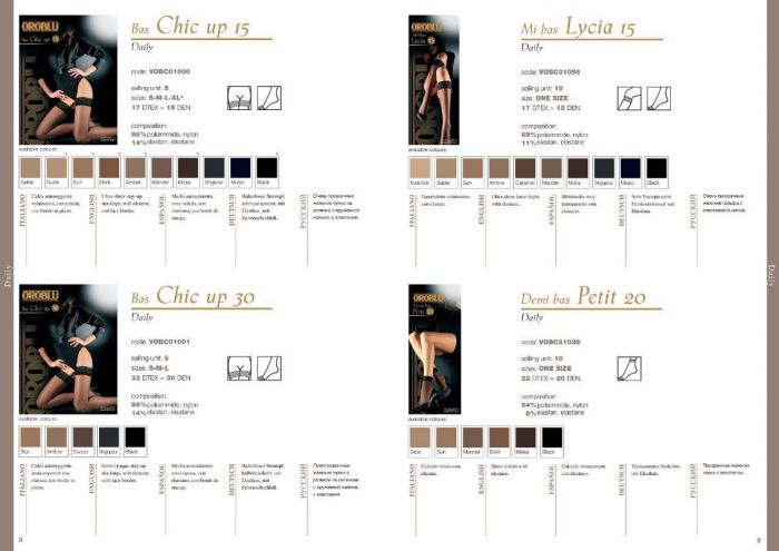 Oroblu Oroblu-basic 2012 Catalog-5  Basic 2012 Catalog | Pantyhose Library