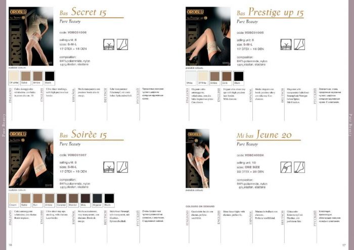 Oroblu Oroblu-basic 2012 Catalog-9  Basic 2012 Catalog | Pantyhose Library