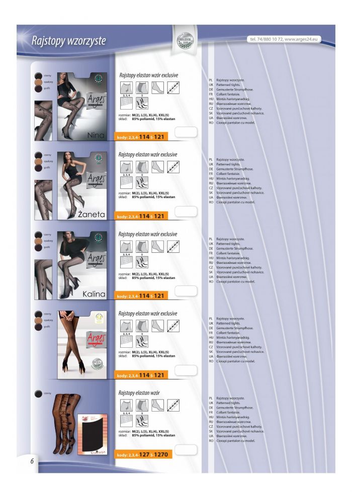 Arges Arges-katalog Rajstop 2021-6  Katalog Rajstop 2021 | Pantyhose Library