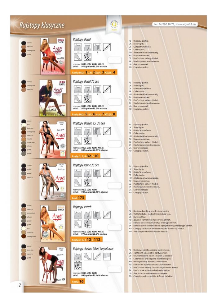 Arges Arges-katalog Rajstop 2021-2  Katalog Rajstop 2021 | Pantyhose Library