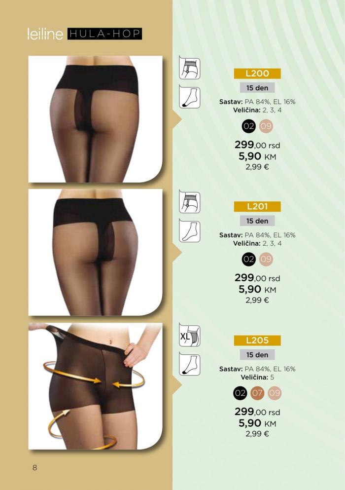 Leiline Leiline-katalog 2019 Jesen Zima-8  Katalog 2019 Jesen Zima | Pantyhose Library