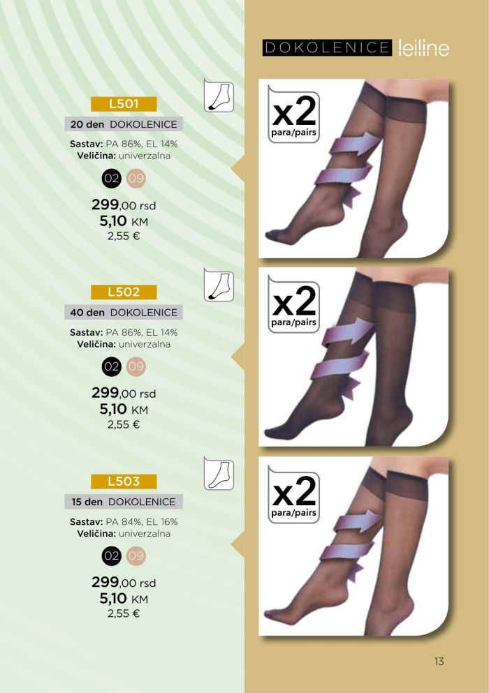 Leiline Leiline-katalog 2019 Jesen Zima-13  Katalog 2019 Jesen Zima | Pantyhose Library