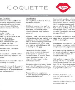 Coquette - Holiday 2015 Catalogue