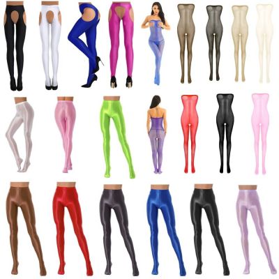 US Women's Ultra Shine Oil Socks 70D Thickness Dance Tights Pantyhose Stockings