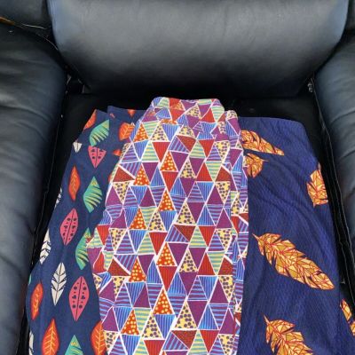 3pair Lularoe TC Leggings Multicolor