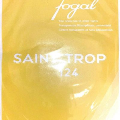 Fogal 124 Saint Trop Pantyhose  Color: Mimosa (Yellow) Size: Small  124 - 07