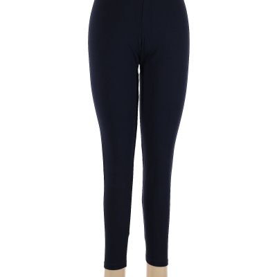 Ekouaer Women Blue Leggings M