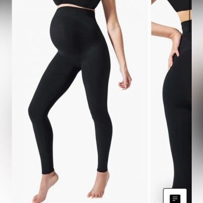 Everyday Maternity Belly Support Leggings Black Size Small