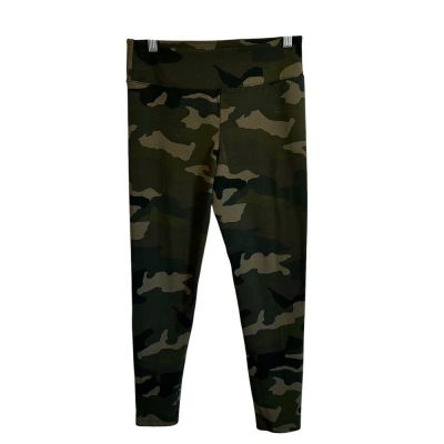 J.Crew Camo Print High Waisted Leggings Athleisure Workout Pants Size M