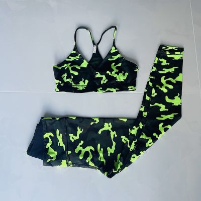 Free People Movement Camo Legging and Bra Set Size M