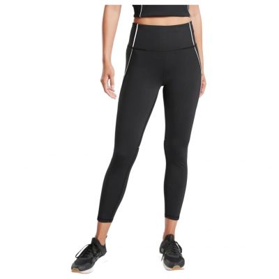 Athleta Womens Black Reflective Tailwind 7/8 Tight Size Small Style 511175