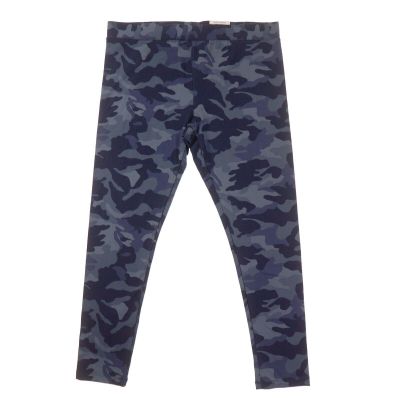 Style&co. Mid Rise Blue Camo Leggings Womens Petites PL Large