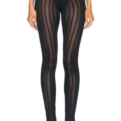 THE ATTICO Sheer Tights Black 38 NWOT $1230