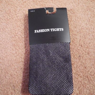 NWT - Kohl's Fashion Fishnet Tights Size 3 Black FREE SHIPPING!