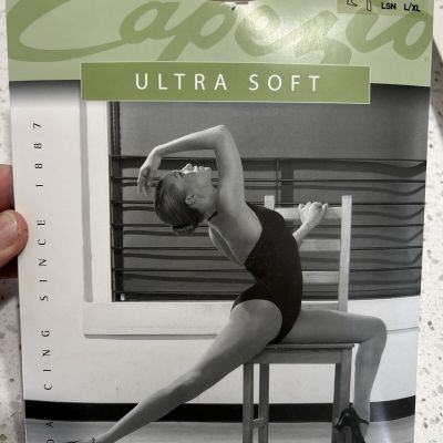 Capezio #1821 Women's Ultra Soft Tight. Hip Rider. Light Suntan, Size L/XL   NIB