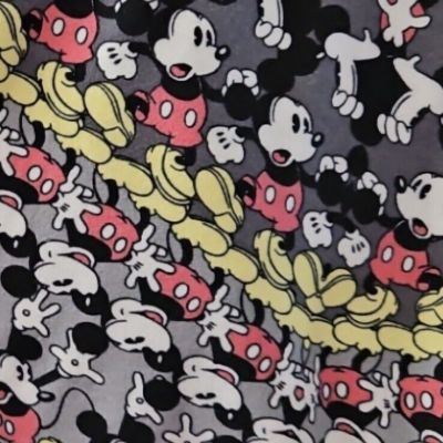 New LuLaRoe Disney Leggings Mickey Mouse Pattern Size TC