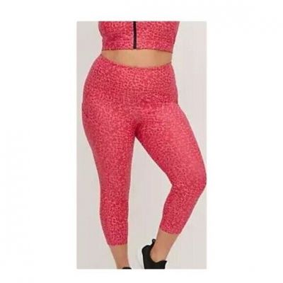 Torrid Leopard Performance Pink Legging Sz 3X NWT