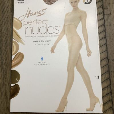 Hanes Perfect Nudes PN002 Size S Pantyhose Women Comfort Flex NEW