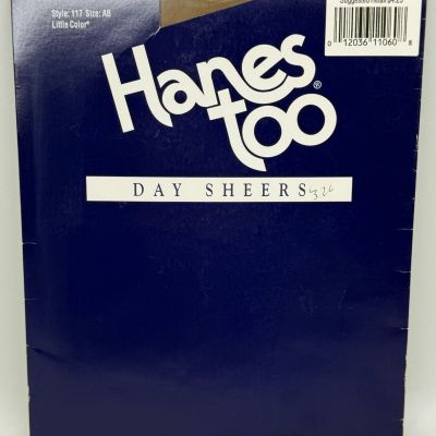 Hanes Too Day Sheers Panty Hose Size AB Little Color Sandalfoot New