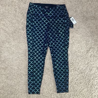 Torrid Active High Rise Mermaid Metallic Full Length Leggings Sz 1XL 14/16 NEW