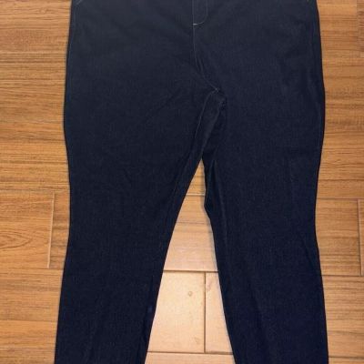 NWT Yitty by Lizzo Women Leggings Plus Size 4X Denim Jegging Jean legging    J8