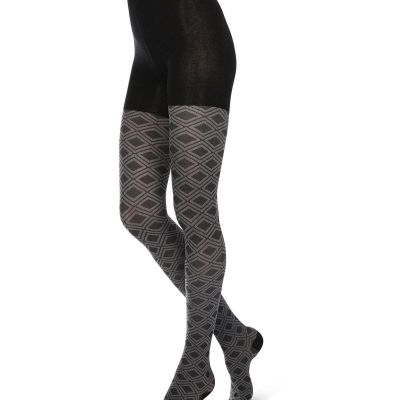 Diamond Daze Cotton Blend Sweater Tights