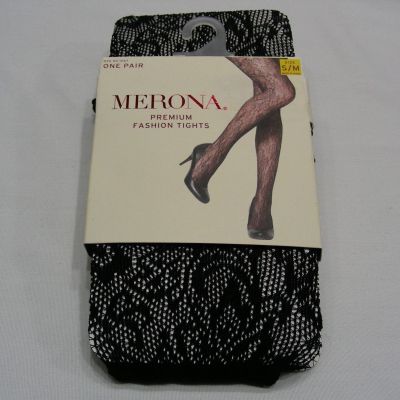 MERONA - SHEER FLORAL - S/M SIZE PREMIUM FASHION TIGHTS!