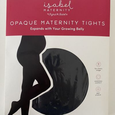 New Isabel Maternity Black Opaque Tights S / M Small Medium