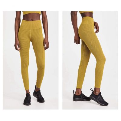 Good American Seamless Core Power Legging in Golden Olive, Size 5/6, NWT