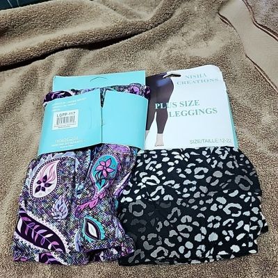 LOT Nisha  NWT SZ 12-22 Leggings