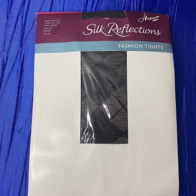 Hanes Silk Reflections Fashion Tights - Size EF