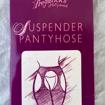 FREDERICKS OF HOLLYWOOD..SUNTAN..NYLON..BACKSEAM..SUSPENDER PANTYHOSE..ONE SIZE