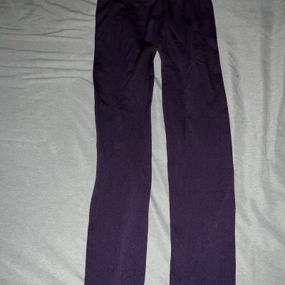 SOFRA Womens Purple Active Wear Leggings Size: ONE SIZE