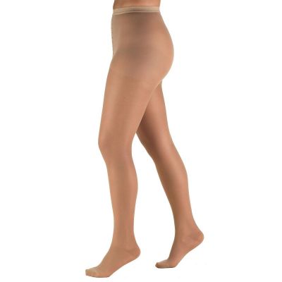 Truform Sheer Pantyhose: 15-20 mmHg Q LIGHT BEIGE (1775LB-Q)