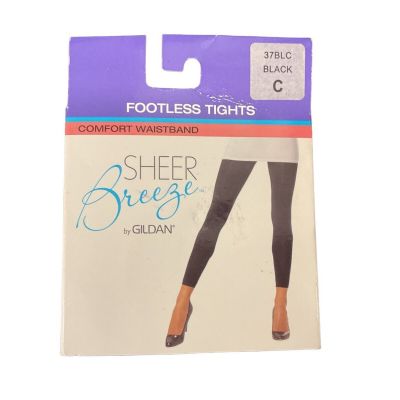 Tights Footless - Black - Size 