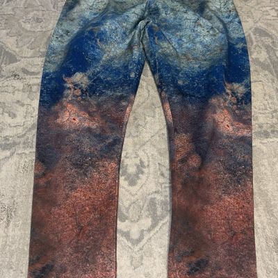 New Soft Surroundings Women's Galaxy Pattern Ankle Leggings Plus Sz 1X 18w-20W