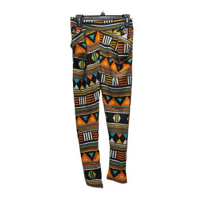 Nollia Women’s S/M Multi Color Geometric Pattern Leggings W/Pockets