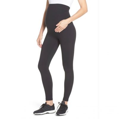 Zella Mamasana Live In Maternity Ankle Leggings-Black-Large